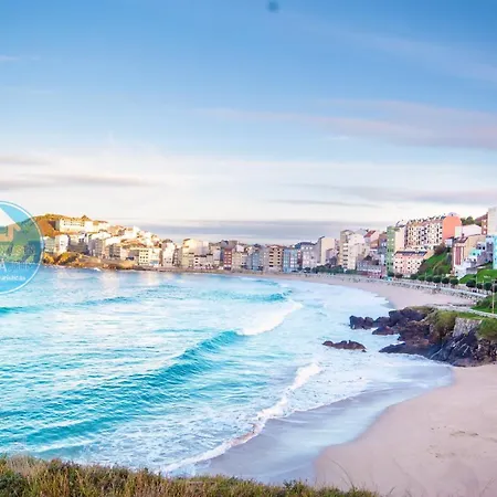 Ag Piso Caldeiron Primera Linea De Playa Apartment Malpica